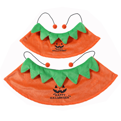 Halloween Pumpkin Double-Sided Cape for Cat s & Dogs