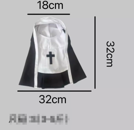 Halloween Costume: Nun Dress small dog