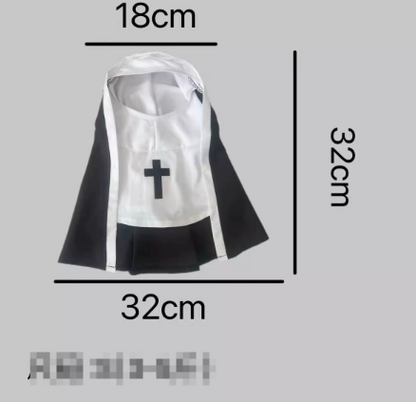 Halloween Costume: Nun Dress small dog